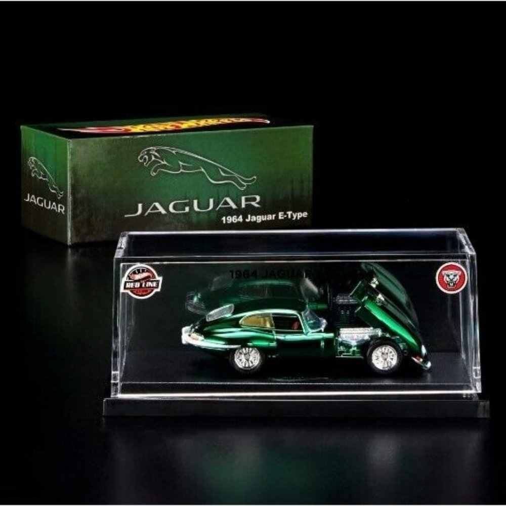 2023 Hot Wheels RLC Exclusive 1964 Jaguar E-Type Spectraflame Green Redline Club